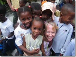 Marsha doin' what she does best... lovin' on people!