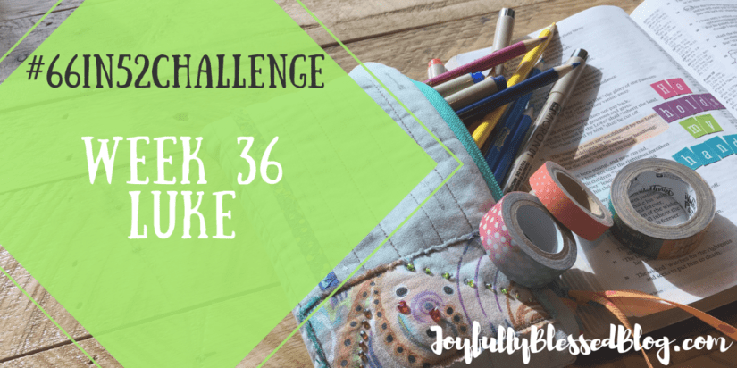 Week 36 - Luke